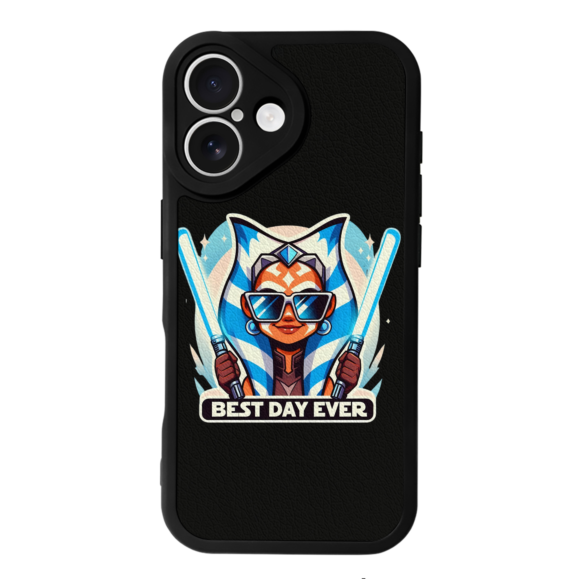 （画像用） スター・ウォーズ Star Wars 【iPhone 16シリーズ対応】シリコンスマホケース（レザー調） 材質：シリコン